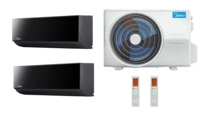 Midea Xtreme Save multisplit BLACK M2OE-18HFN8-Q 5