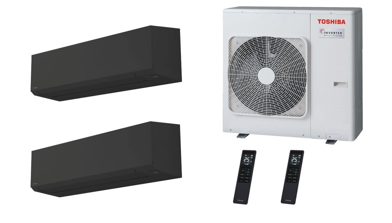 Klimatizácia Toshiba multisplit RAS-2M14G3AVG-E 4 kW + 2x Shorai Edge čierna 2,5 kW (RAS-B10G3KVSGB-E) 1 - COLD klíma Klimatizácia Toshiba multisplit RAS-2M14G3AVG-E 4 kW + 2x Shorai Edge čierna 2